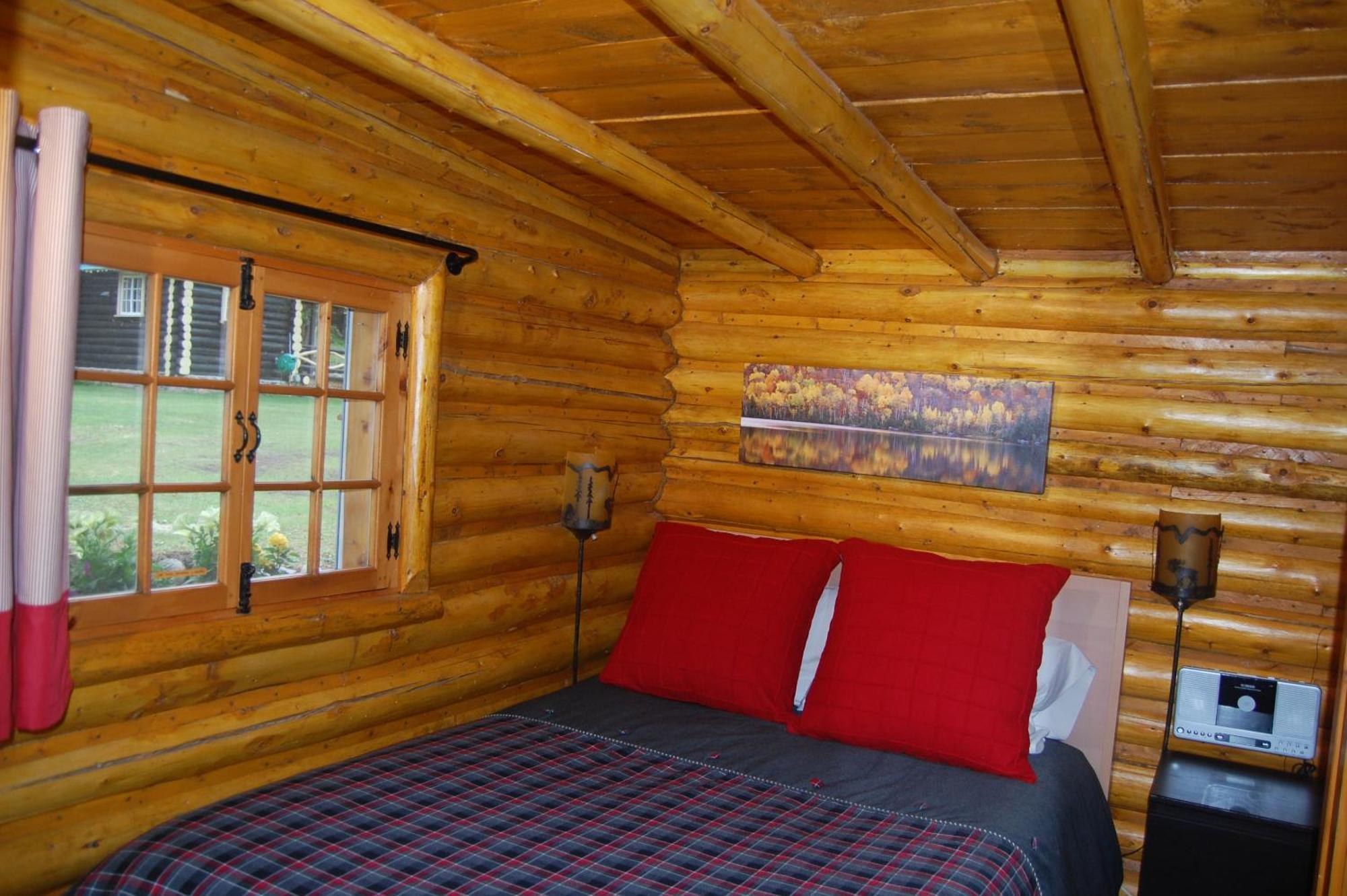 Domaine Le Bostonnais - Le Village En Bois Rond La Tuque Rum bild
