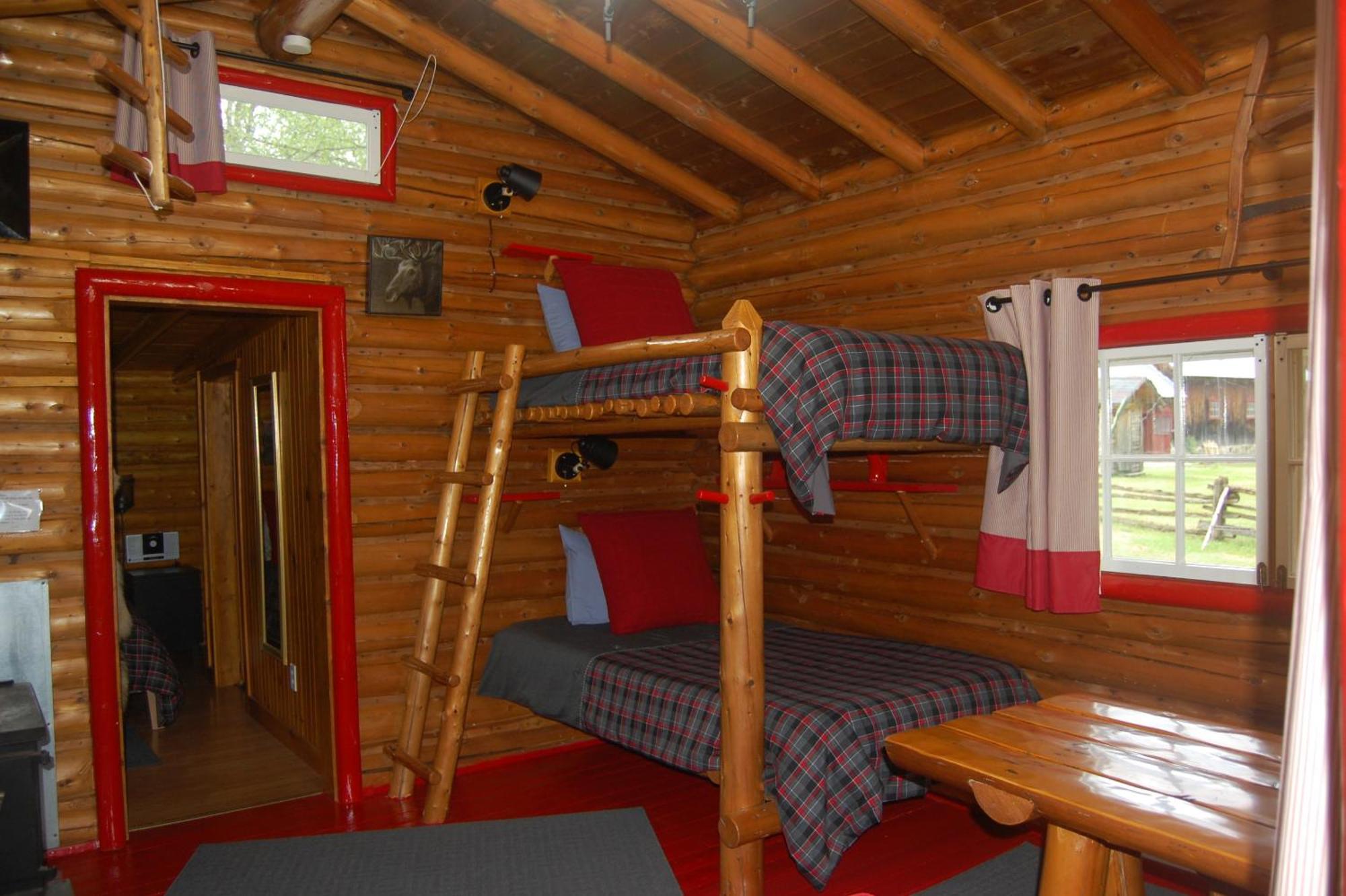 Domaine Le Bostonnais - Le Village En Bois Rond La Tuque Rum bild
